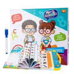 Bilingual English–Spanish Learning Book – Multifunction Educational Toy for Kids