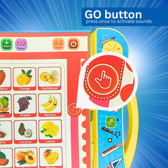 Bilingual English–Spanish Learning Book – Multifunction Educational Toy for Kids